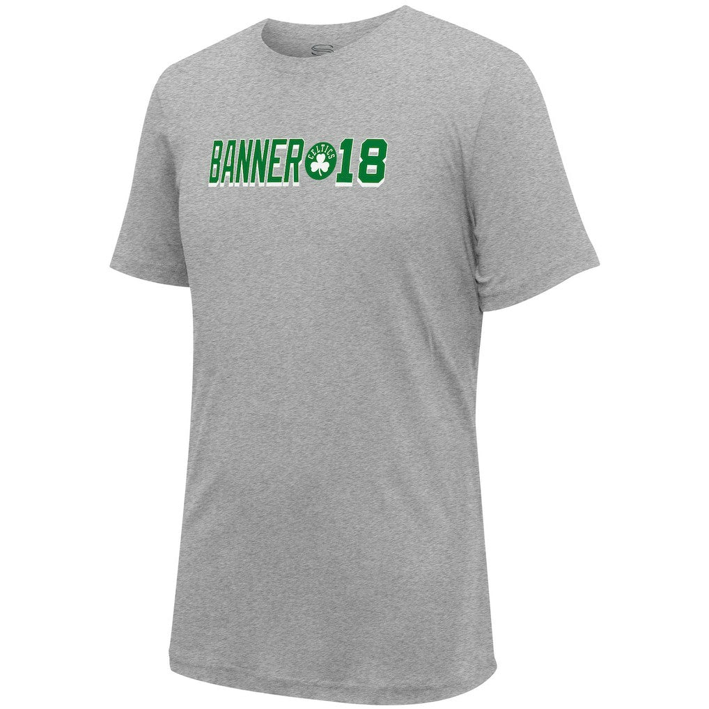 Boston Celtics Stadium Essentials 18-Time NBA Finals Champions Banner 18 Forever T-Shirt - Heather Gray sale
