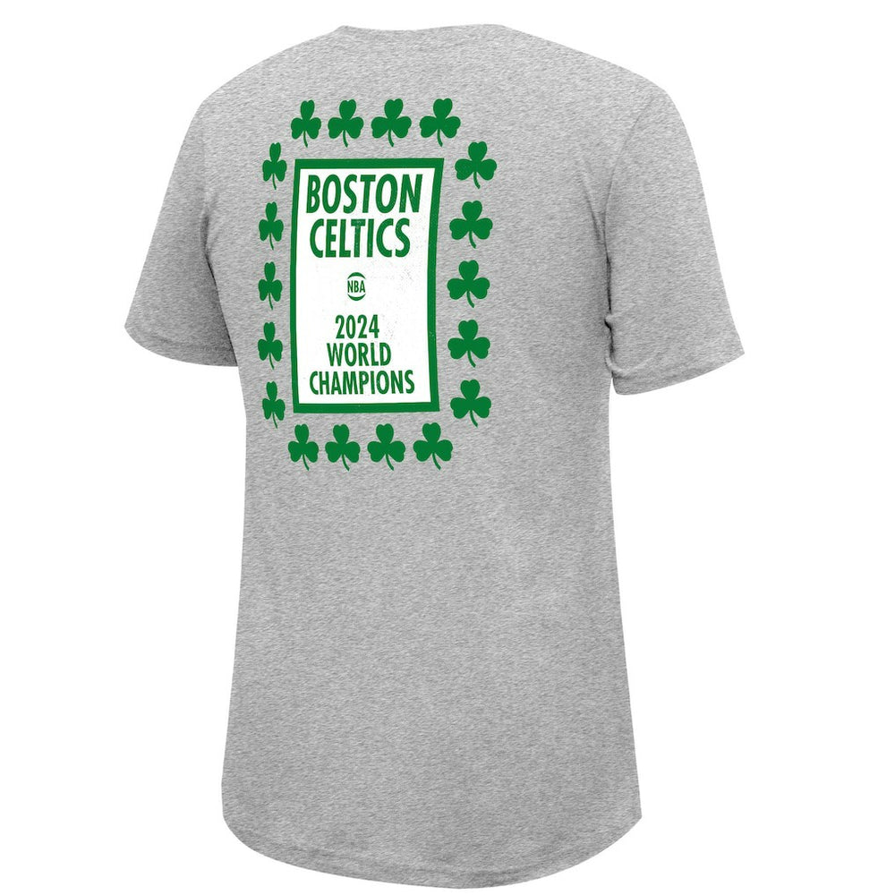 Boston Celtics Stadium Essentials 18-Time NBA Finals Champions Banner 18 Forever T-Shirt - Heather Gray sale