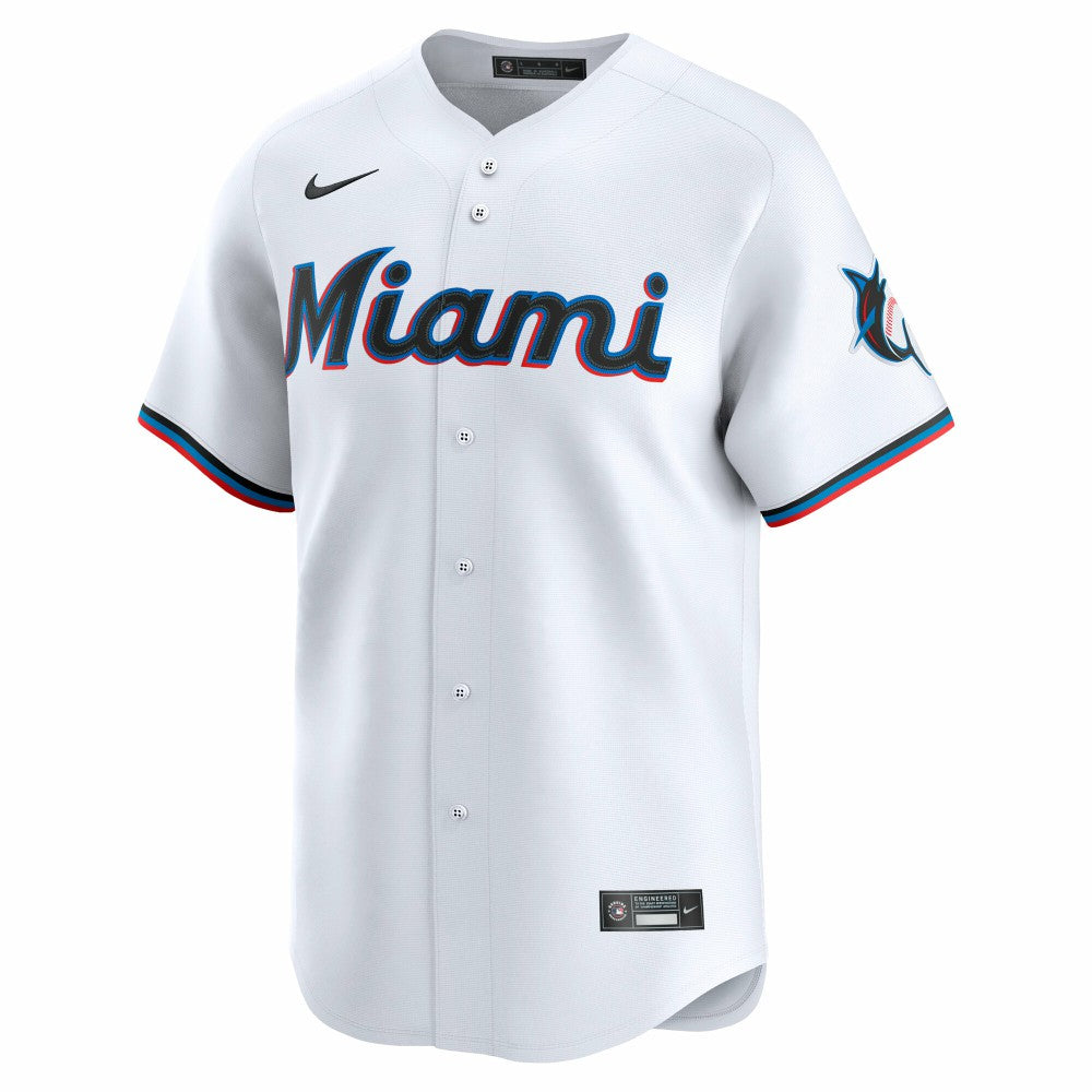 Miami Marlins Home Limited Jersey - White | Nike