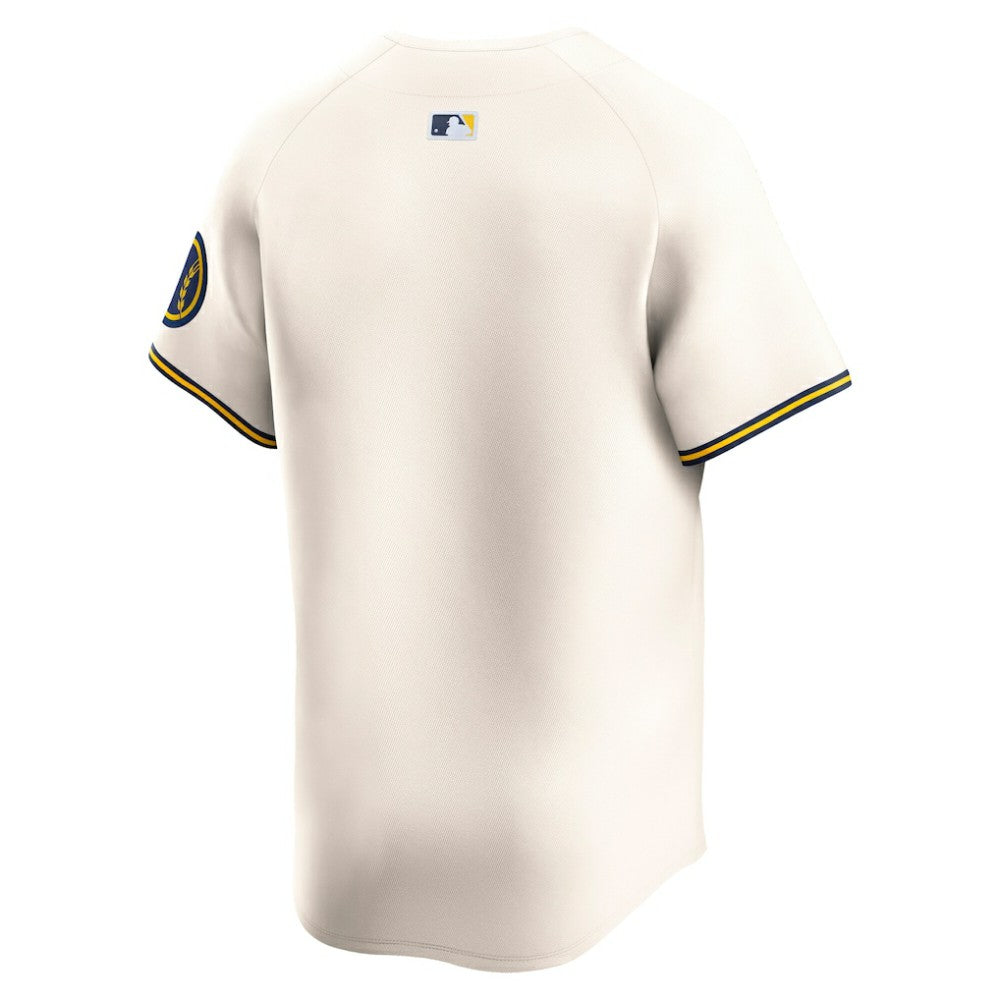 Milwaukee Brewers Home Limited Jersey - Cream | Nike