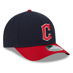 Cleveland Guardians Player Replica 9FORTY Adjustable Hat - Navy | New Era