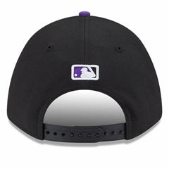 Colorado Rockies Player Replica 9FORTY Adjustable Hat - Black/Purple | New Era