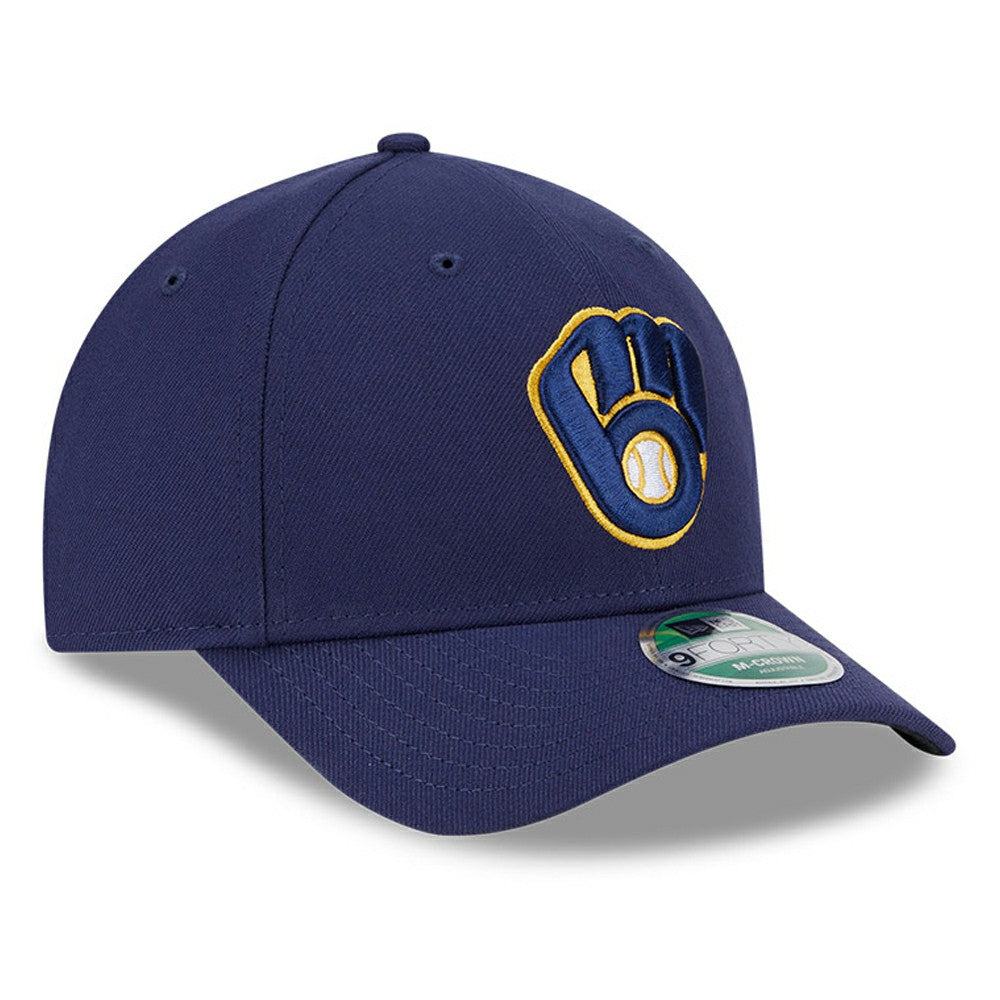 Milwaukee Brewers Player Replica 9FORTY Adjustable Hat - Navy | New Era