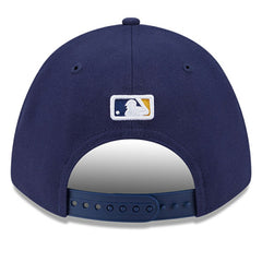 Milwaukee Brewers Player Replica 9FORTY Adjustable Hat - Navy | New Era