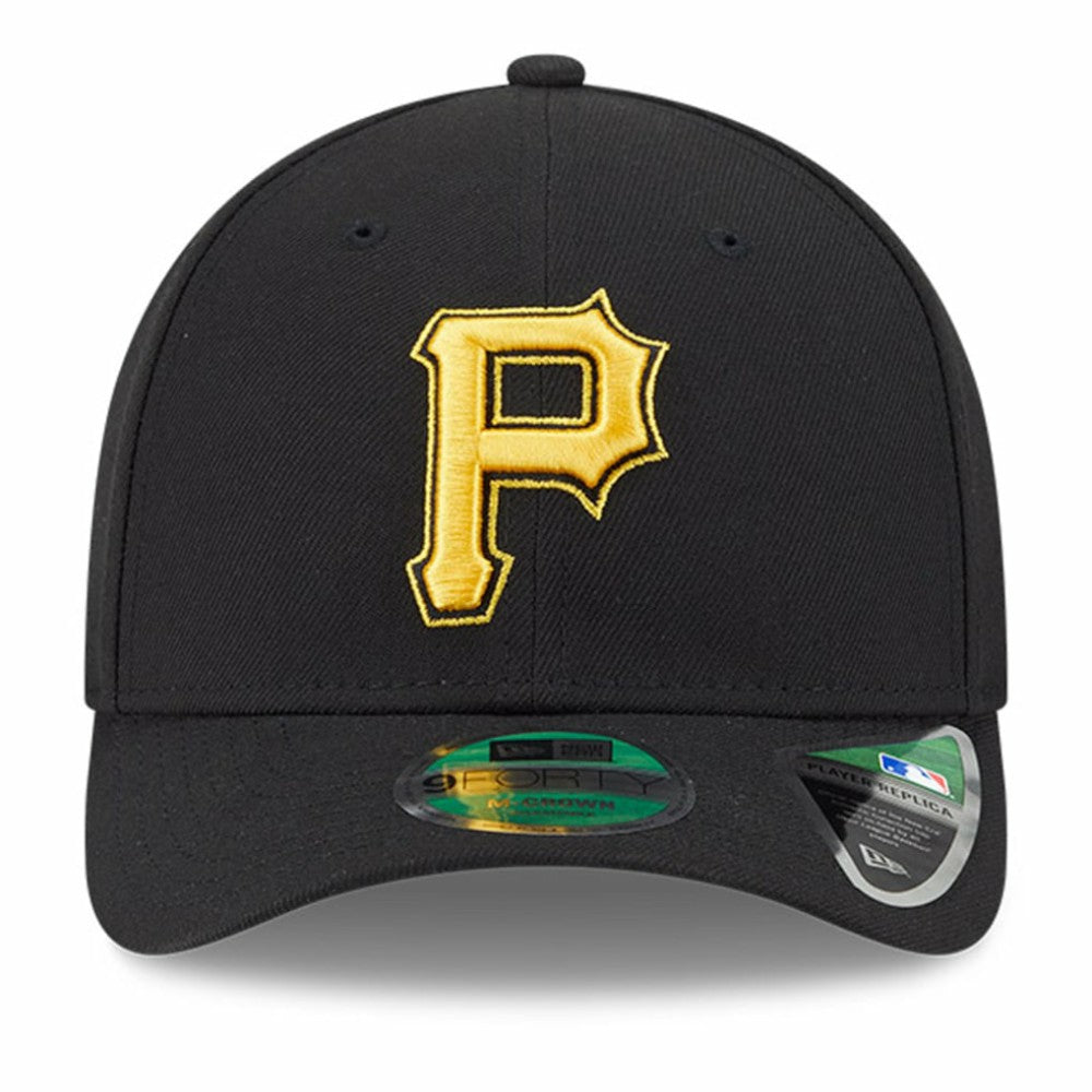 Pittsburgh Pirates Player Replica 9FORTY Adjustable Hat - Black | New Era