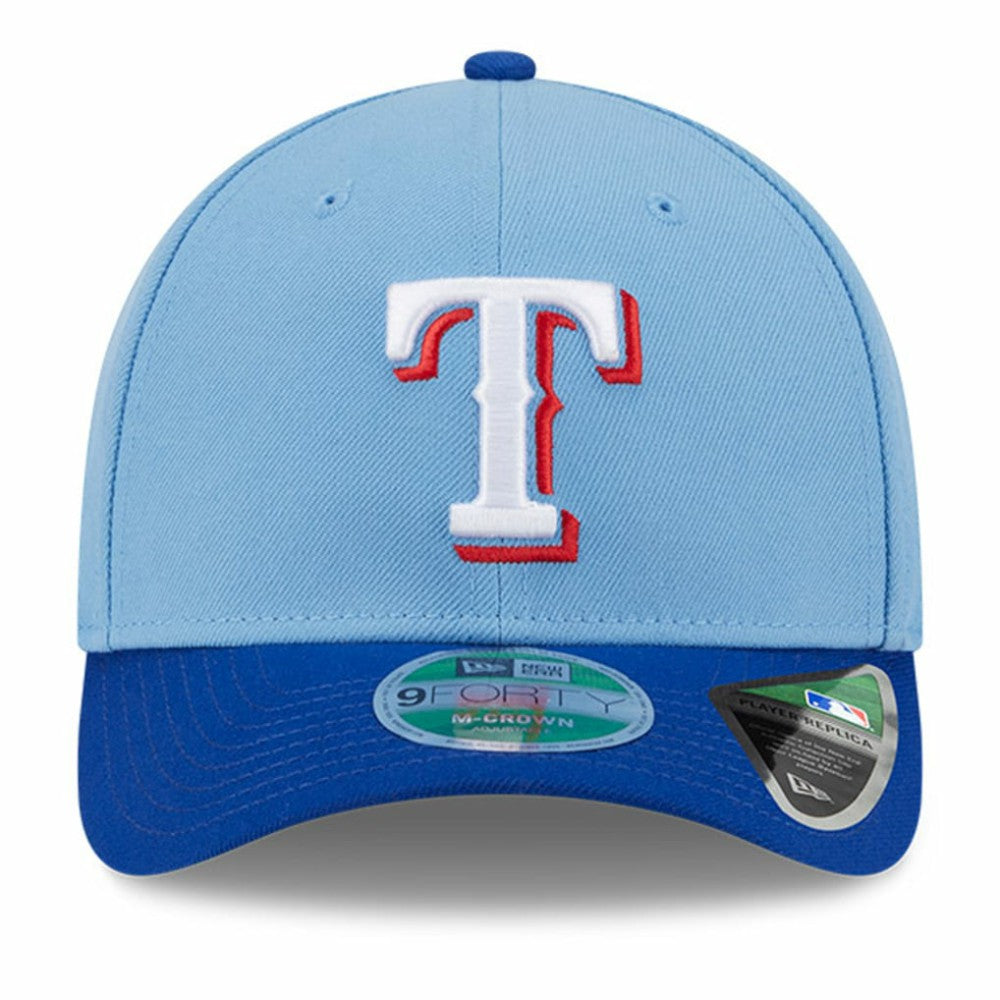 Texas Rangers Player Replica 9FORTY Adjustable Hat - Light Blue | New Era