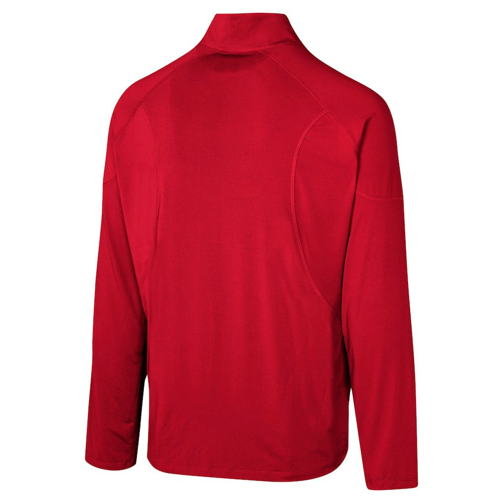 San Francisco 49ers Grind Iron Quarter-Zip Top - Scarlet for sale