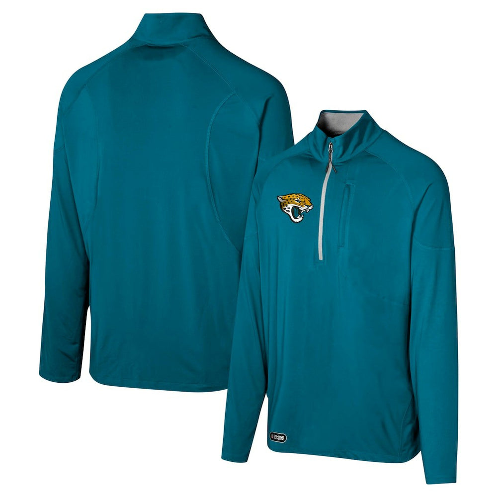 Jacksonville Jaguars Grind Iron Quarter-Zip Top - Teal discount