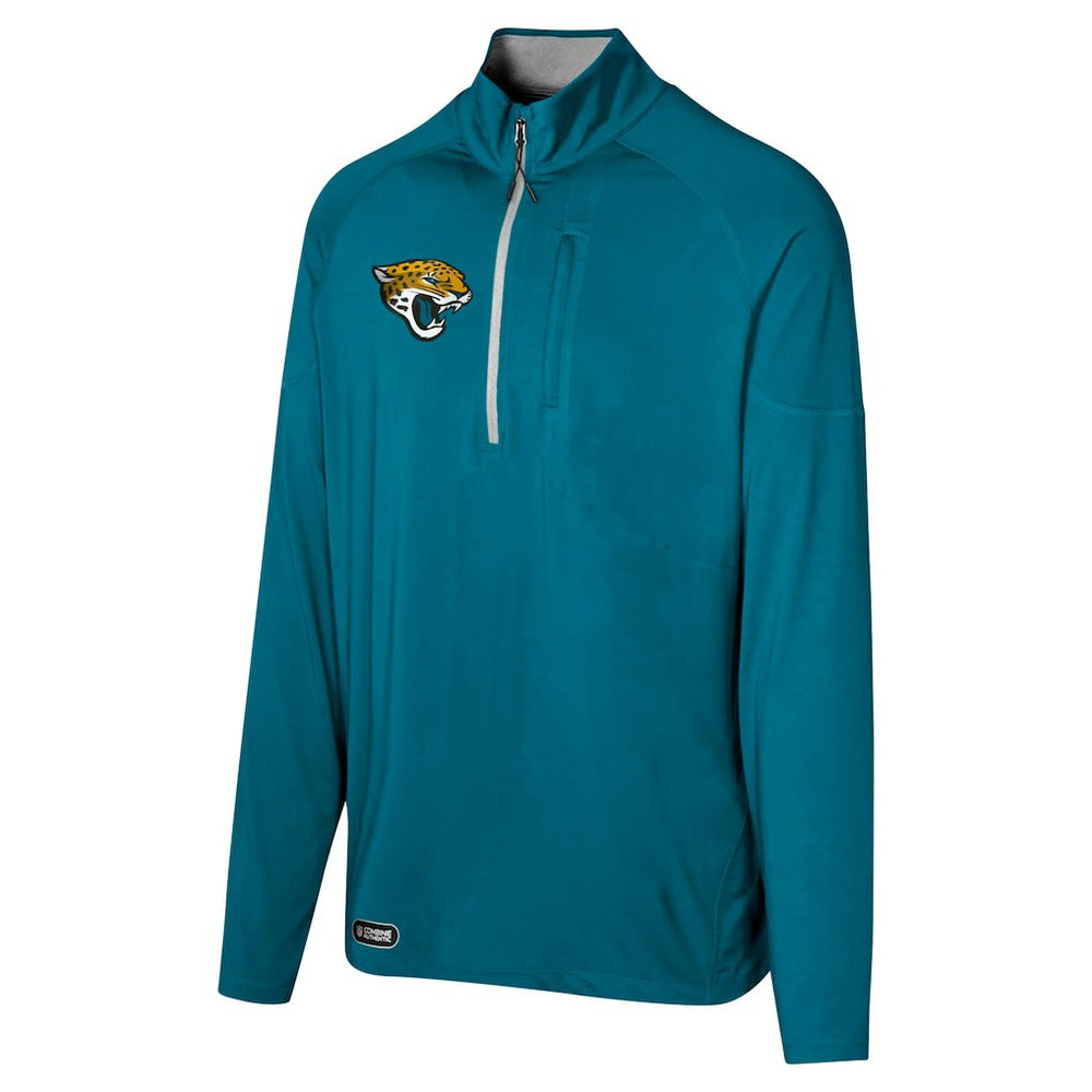 Jacksonville Jaguars Grind Iron Quarter-Zip Top - Teal discount