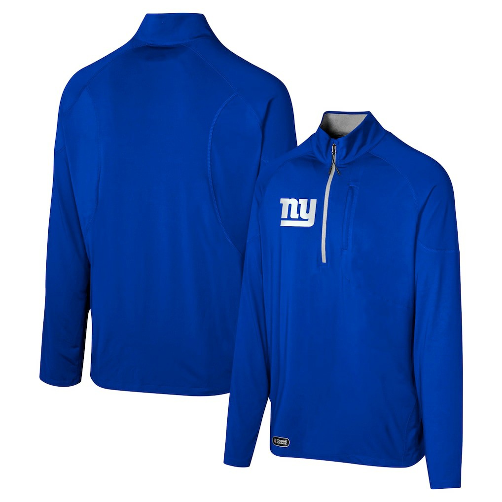 New York Giants Grind Iron Quarter-Zip Top - Royal outlet