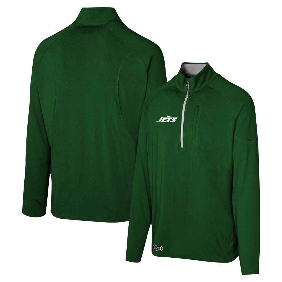 New York Jets Grind Iron Quarter-Zip Top - Green outlet