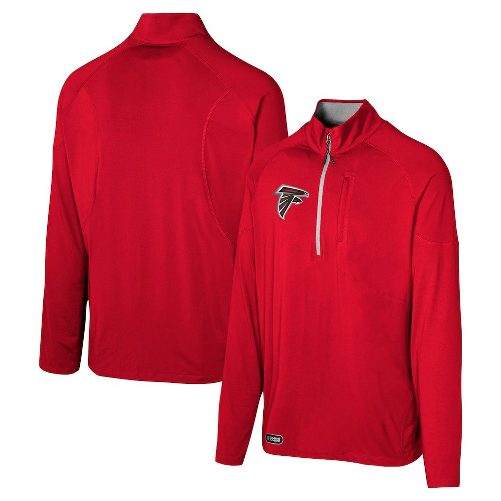 Atlanta Falcons Grind Iron Quarter-Zip Top - Red online