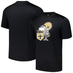 New Orleans Saints Stadium Retro T-Shirt - Black outlet