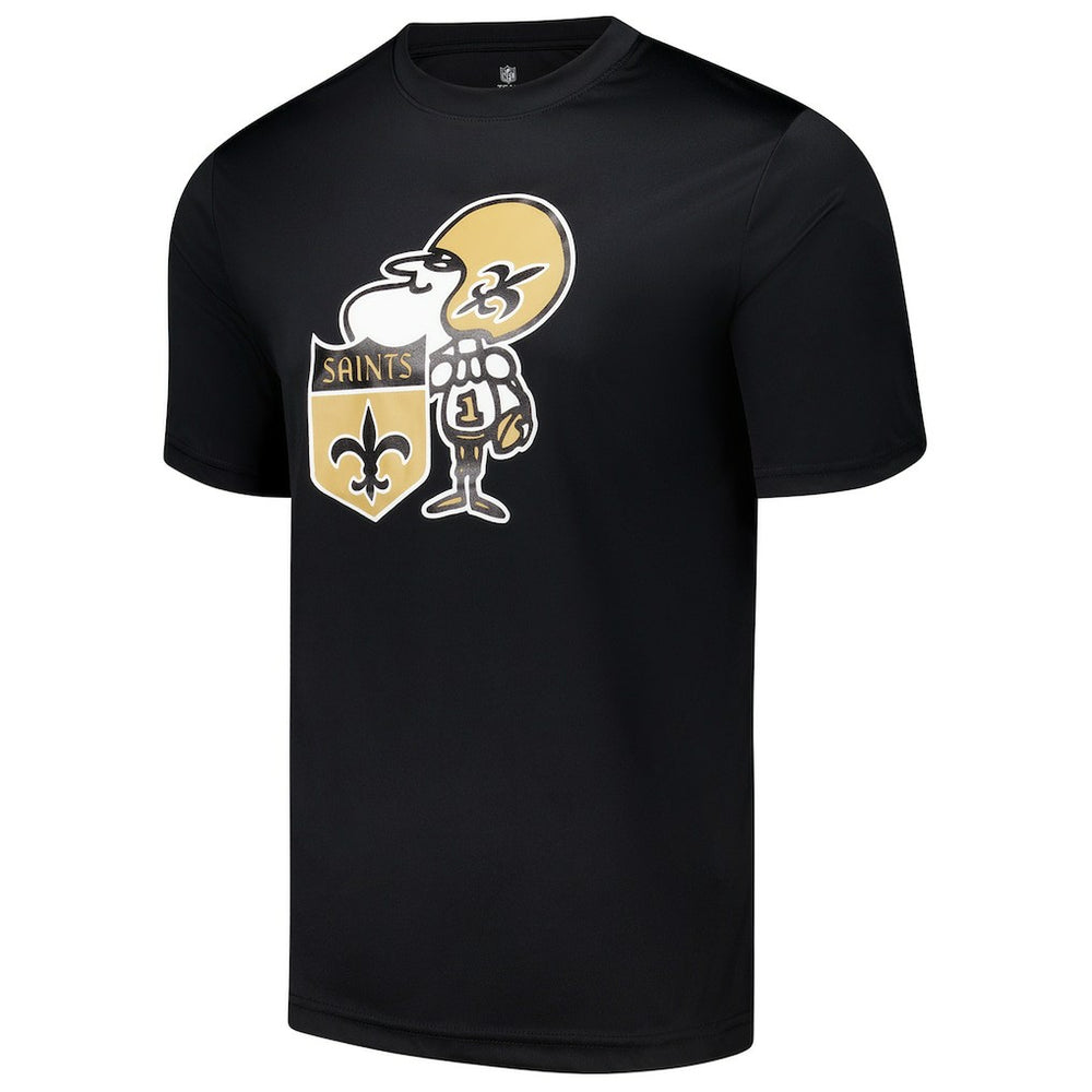 New Orleans Saints Stadium Retro T-Shirt - Black outlet