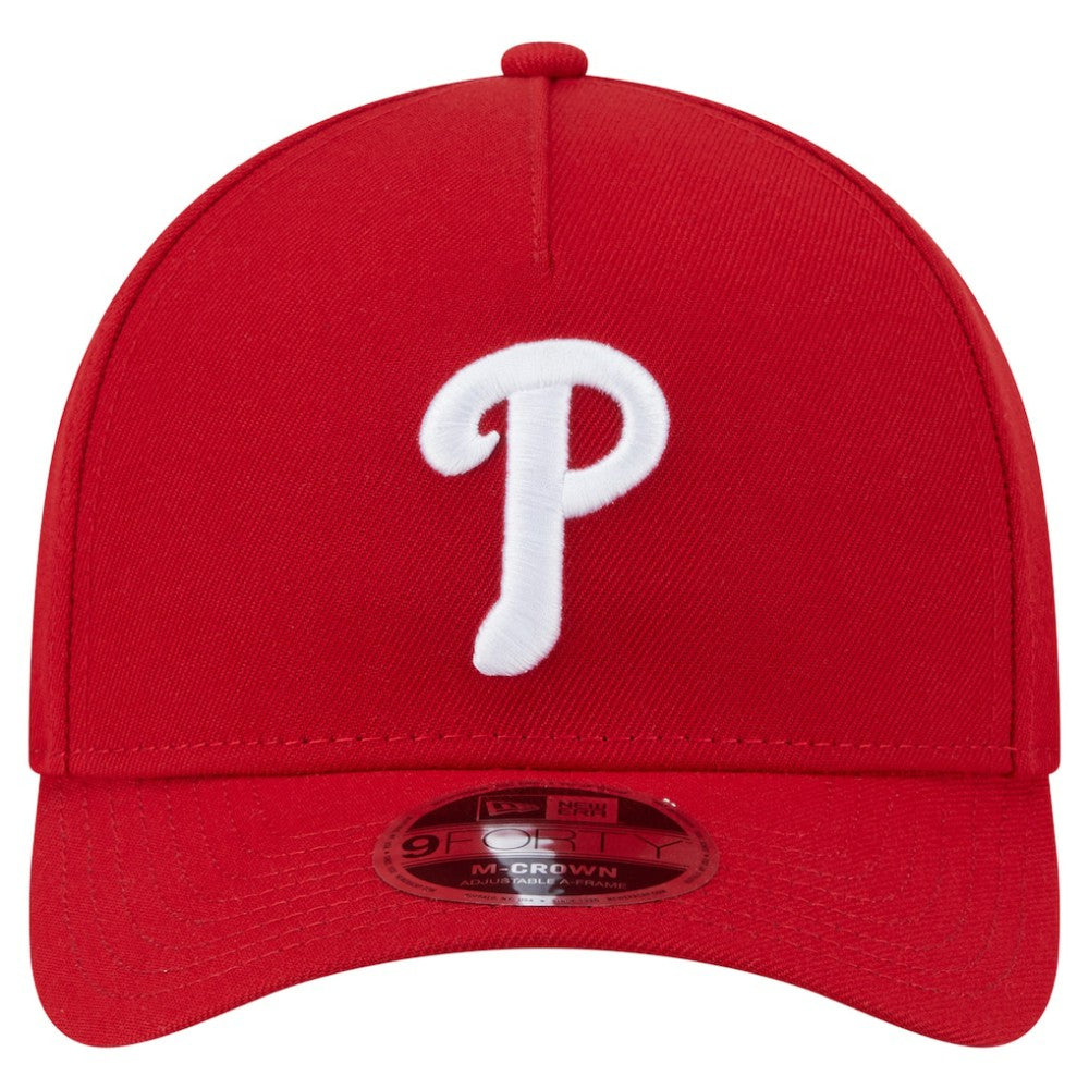 Philadelphia Phillies 9FORTY M-Crown Adjustable Hat - Red | New Era