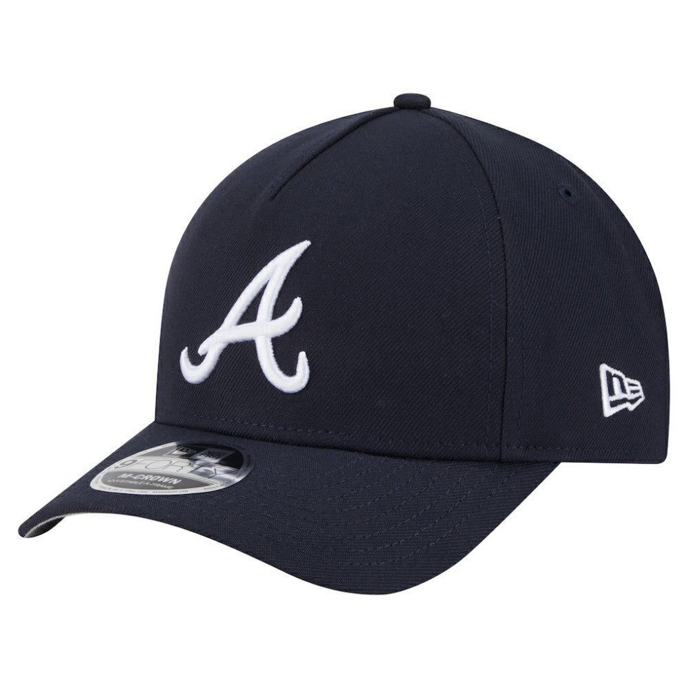 Atlanta Braves 9FORTY M-Crown Adjustable Hat - Navy | New Era