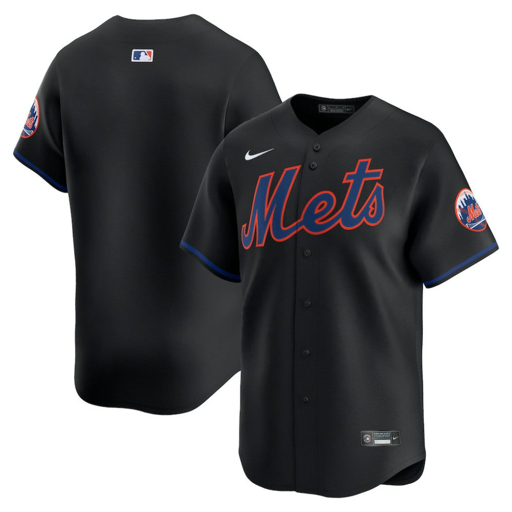 New York Mets Alternate Limited Jersey - Black | Nike