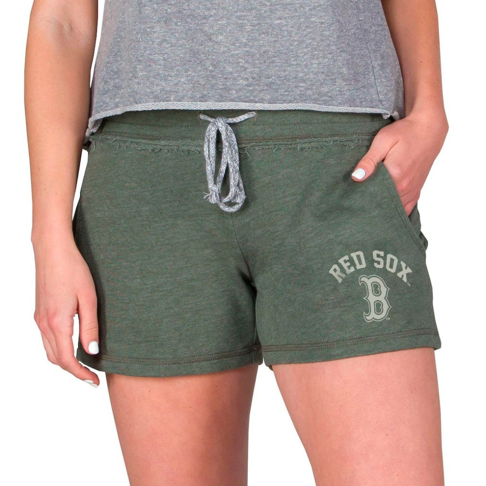 Boston Red Sox Concepts Sport Women's Mainstream French Terry Tri-Blend Shorts - Green