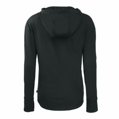 New York Mets Cutter & Buck Women's Daybreak Eco Recycled Full-Zip Hoodie - Black