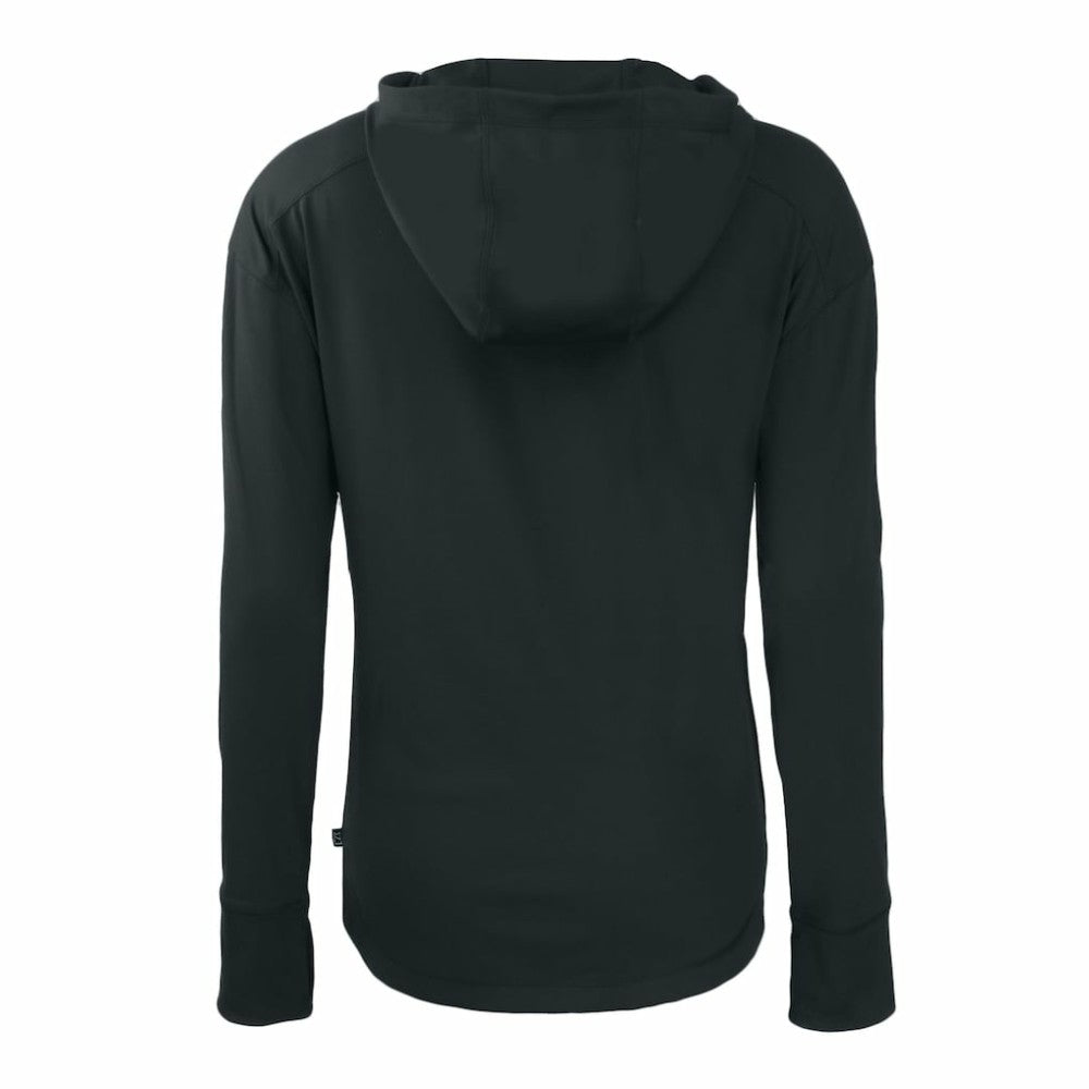 San Diego Padres Cutter & Buck Women's Daybreak Eco Recycled Full-Zip Hoodie - Black