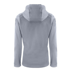 Minnesota Twins Cutter & Buck Women's Evoke Eco Softshell Recycled Full-Zip Hoodie Jacket - Gray