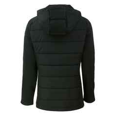 Detroit Tigers Cutter & Buck Women's Evoke Hybrid Eco Softshell Recycled Full-Zip Hooded Jacket - Black