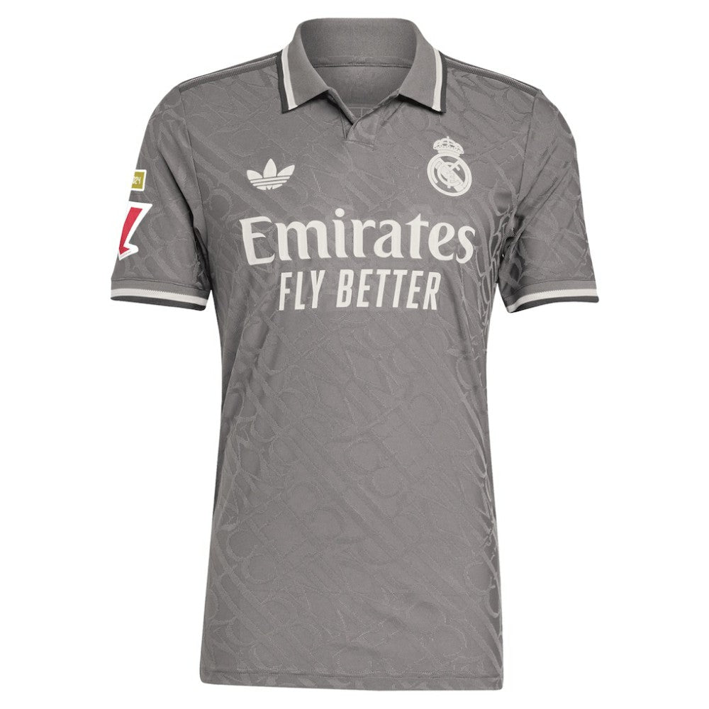 Real Madrid Originals 2024/25 Third Custom Jersey - Charcoal | Adidas for sale