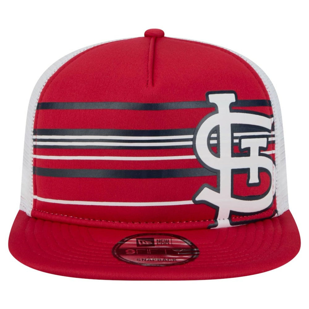 St. Louis Cardinals 9FIFTY A-Frame Trucker Snapback Hat - Red | New Era