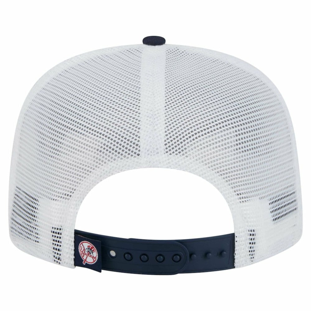 New York Yankees 9FIFTY A-Frame Trucker Snapback Hat - Navy | New Era