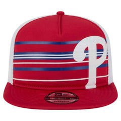 Philadelphia Phillies 9FIFTY A-Frame Trucker Snapback Hat - Red | New Era