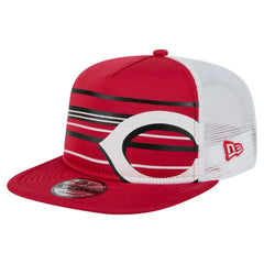 Cincinnati Reds 9FIFTY A-Frame Trucker Snapback Hat - Red | New Era