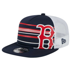 Boston Red Sox 9FIFTY A-Frame Trucker Snapback Hat - Navy | New Era