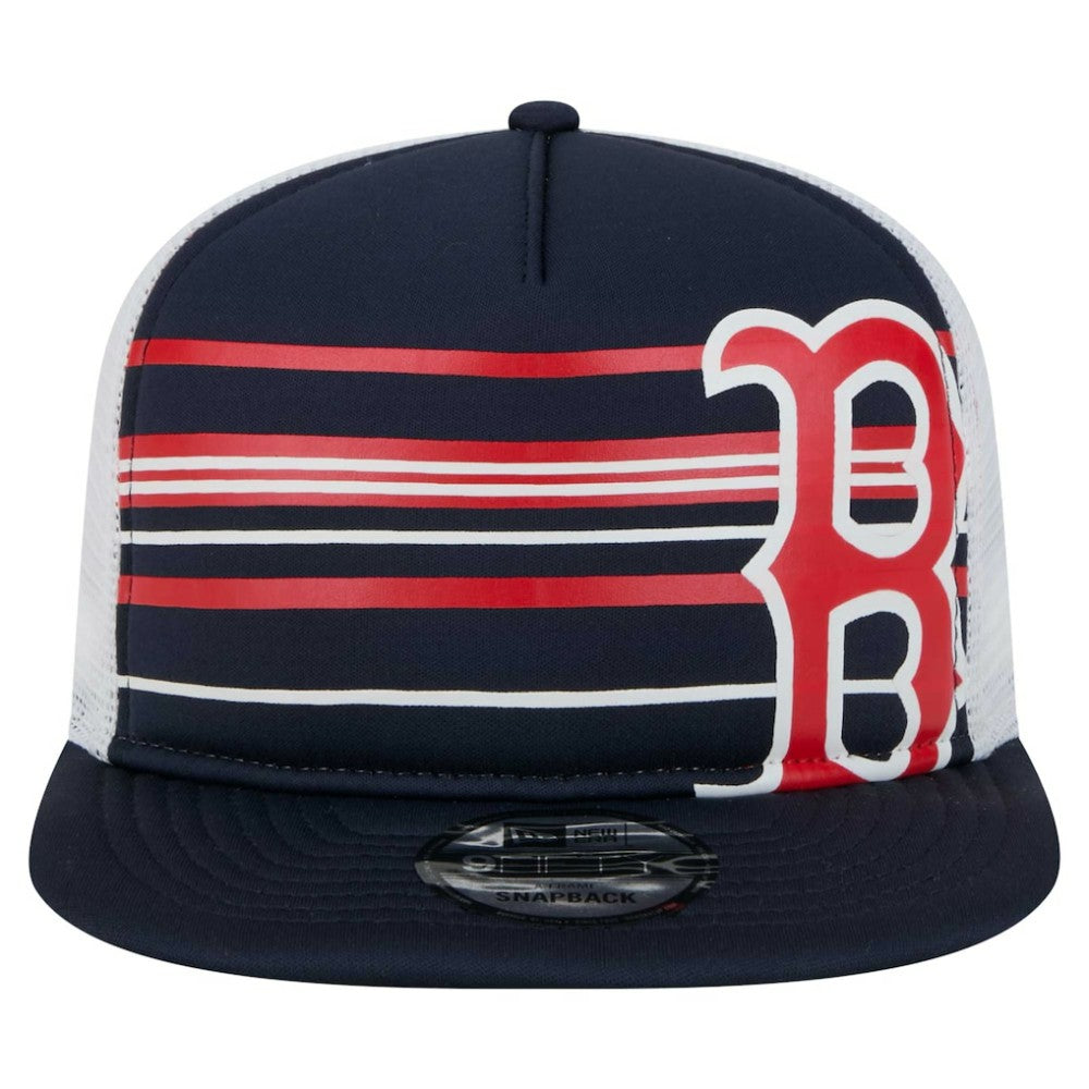Boston Red Sox 9FIFTY A-Frame Trucker Snapback Hat - Navy | New Era