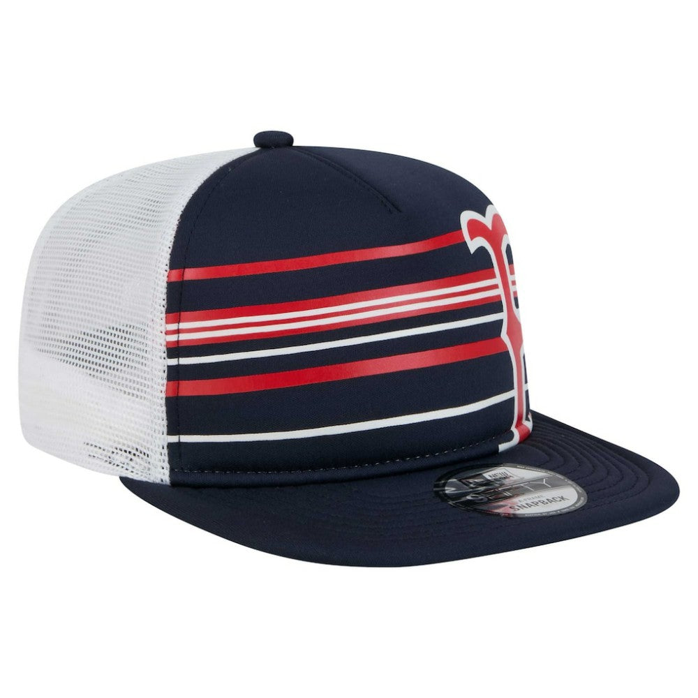 Boston Red Sox 9FIFTY A-Frame Trucker Snapback Hat - Navy | New Era