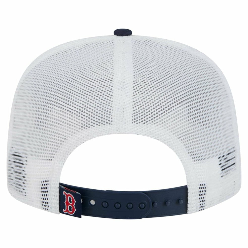Boston Red Sox 9FIFTY A-Frame Trucker Snapback Hat - Navy | New Era