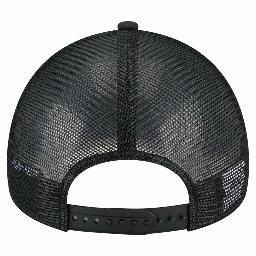 Atlanta Braves 9FORTY A-Frame Trucker Adjustable Hat - Black | New Era