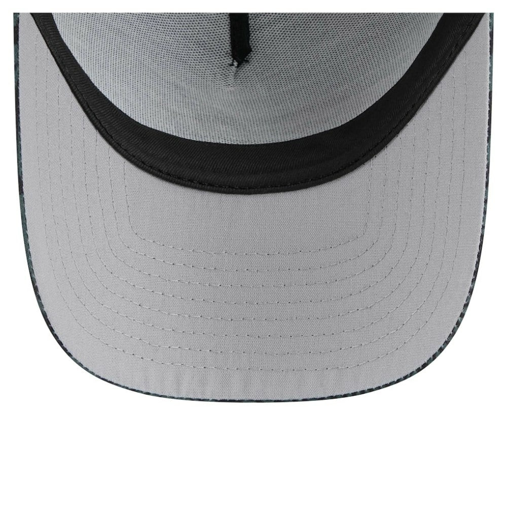 Atlanta Braves 9FORTY A-Frame Trucker Adjustable Hat - Black | New Era
