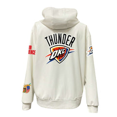 Oklahoma City Thunder Jeff Hamilton Vegan Leather Full-Zip Hoodie - White cheap