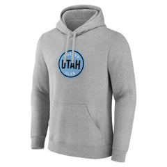 Utah Mammoth Fanatics Draft Logo Pullover Hoodie Steel