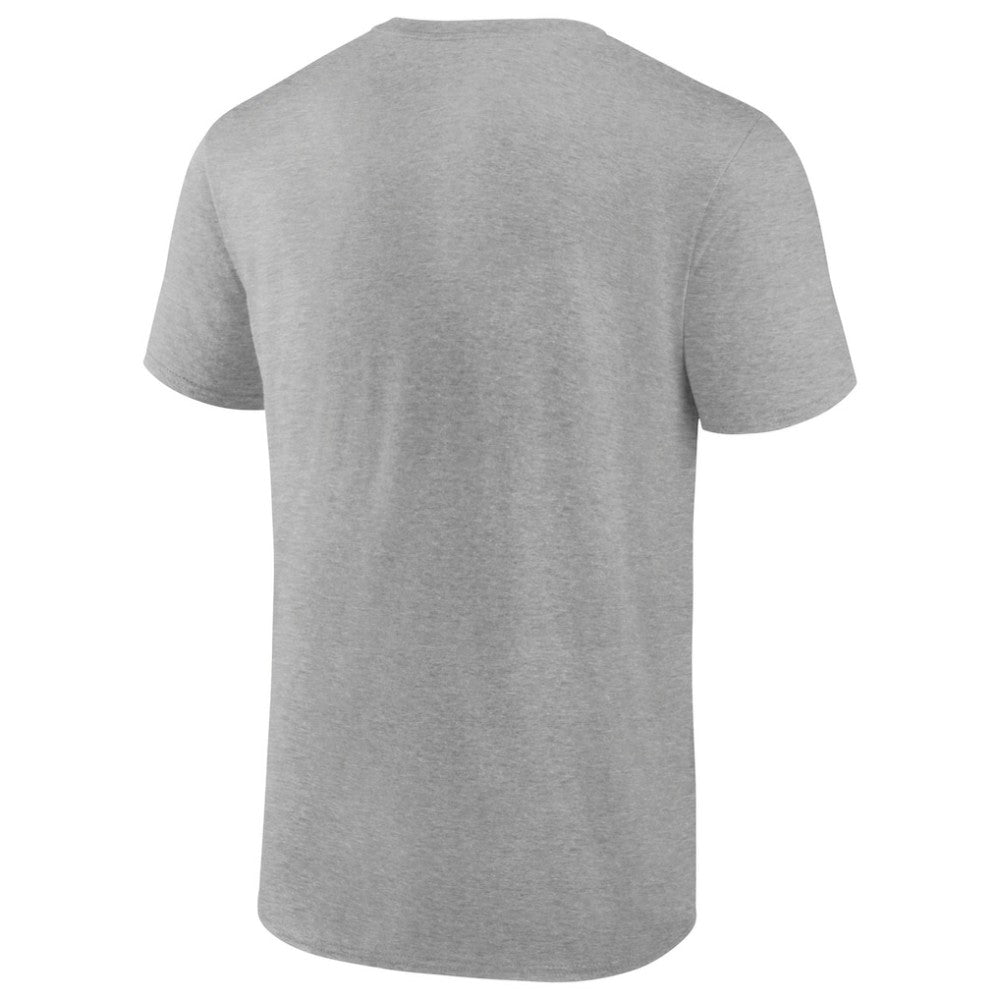 Utah Mammoth Fanatics Wordmark Logo T-Shirt Heather Gray