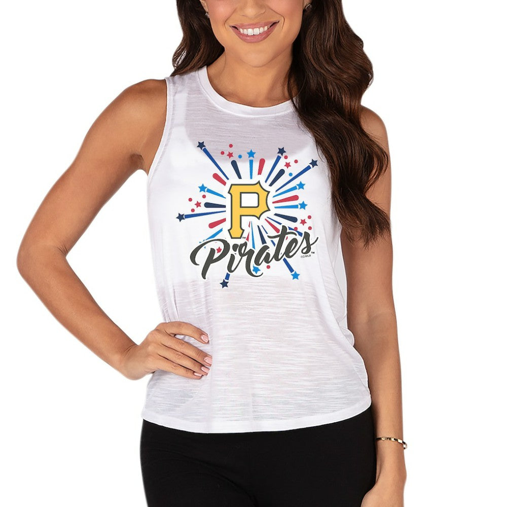 Pittsburgh Pirates Concepts Sport Women's Infuse Tank Top - White