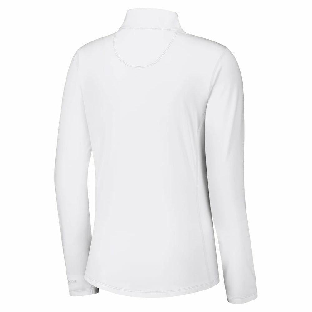 Buffalo Bills Women's Sport Playa Vista IslandZone Quarter-Zip Jacket - White for sale