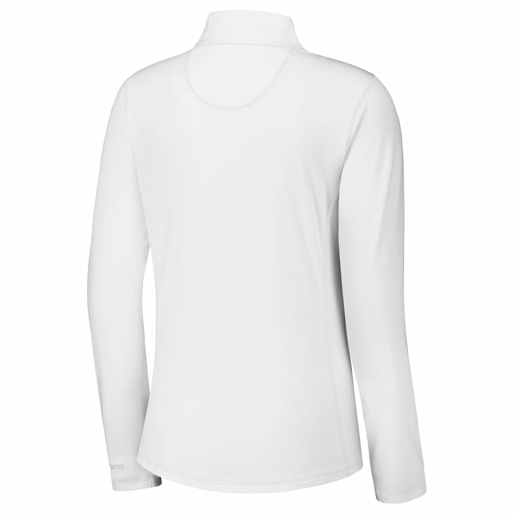 Indianapolis Colts Women's Sport Playa Vista IslandZone Quarter-Zip Jacket - White sale