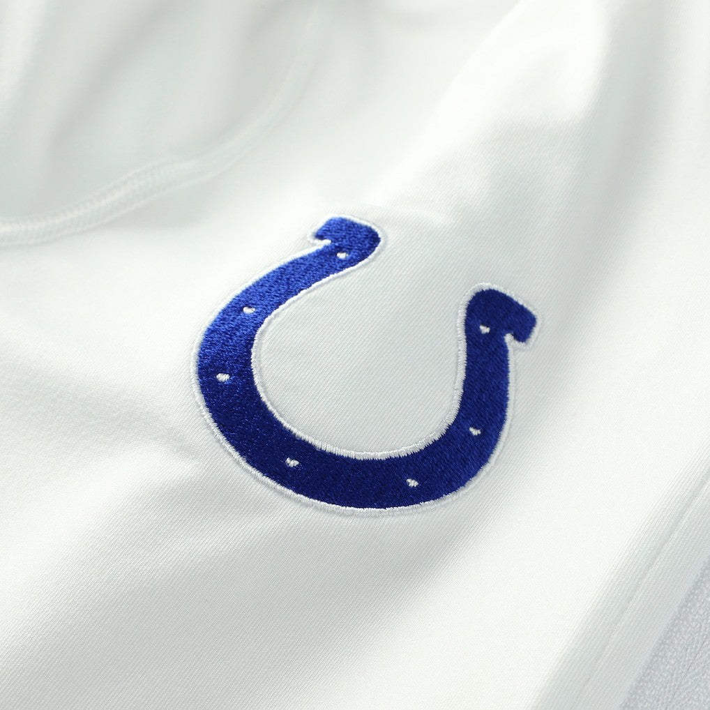Indianapolis Colts Women's Sport Playa Vista IslandZone Quarter-Zip Jacket - White sale