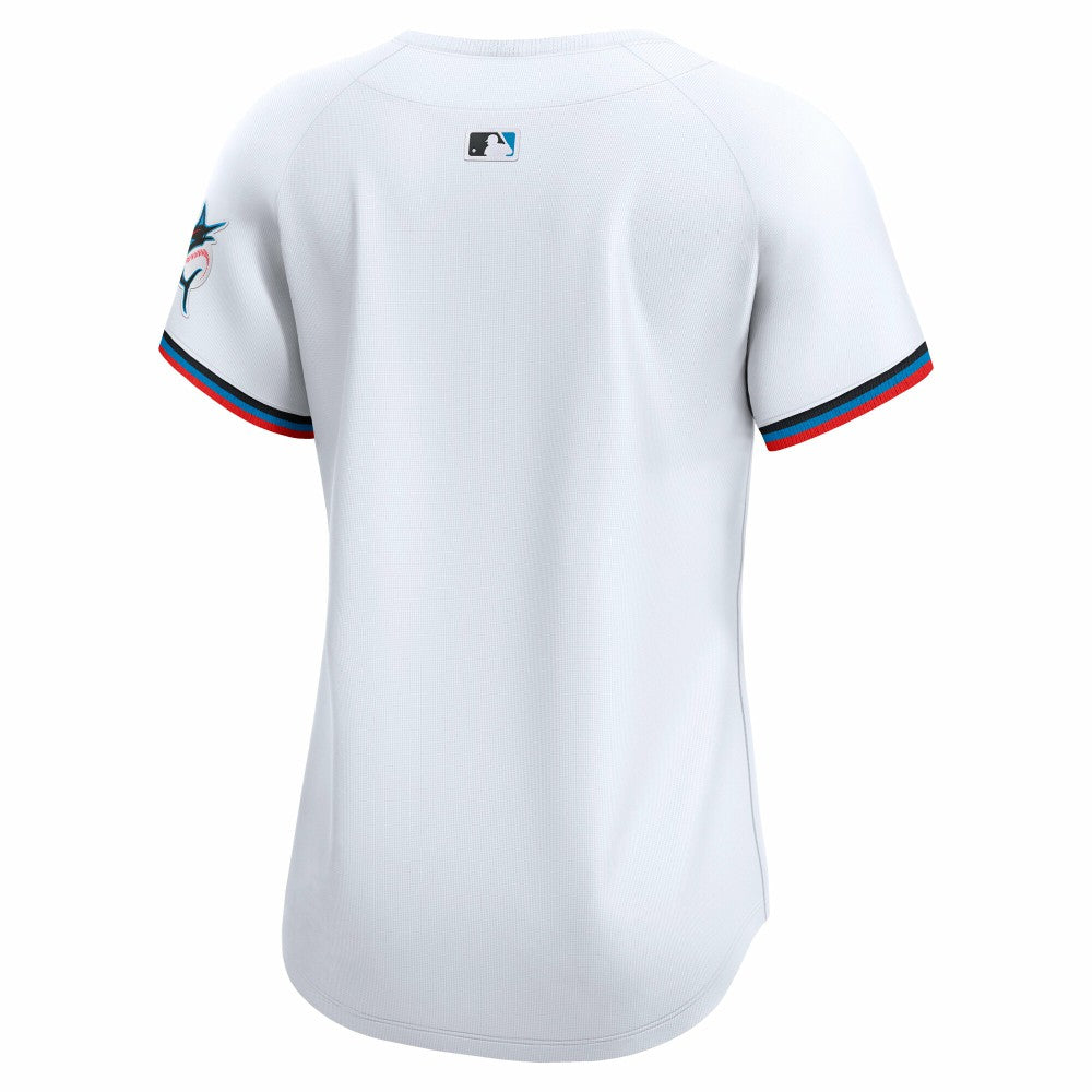 Miami Marlins Women's Home Limited Jersey - White | Nike
