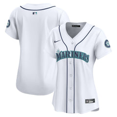 Seattle Mariners Women's Home Limited Jersey - White | Nike