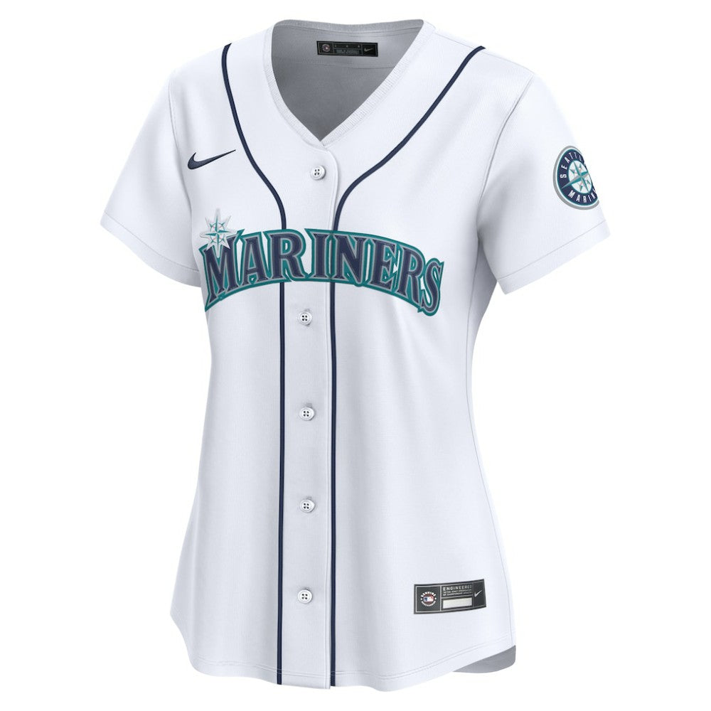 Seattle Mariners Women's Home Limited Jersey - White | Nike