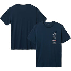 Atlanta Braves TravisMathew Sunset Slam T-Shirt - Navy