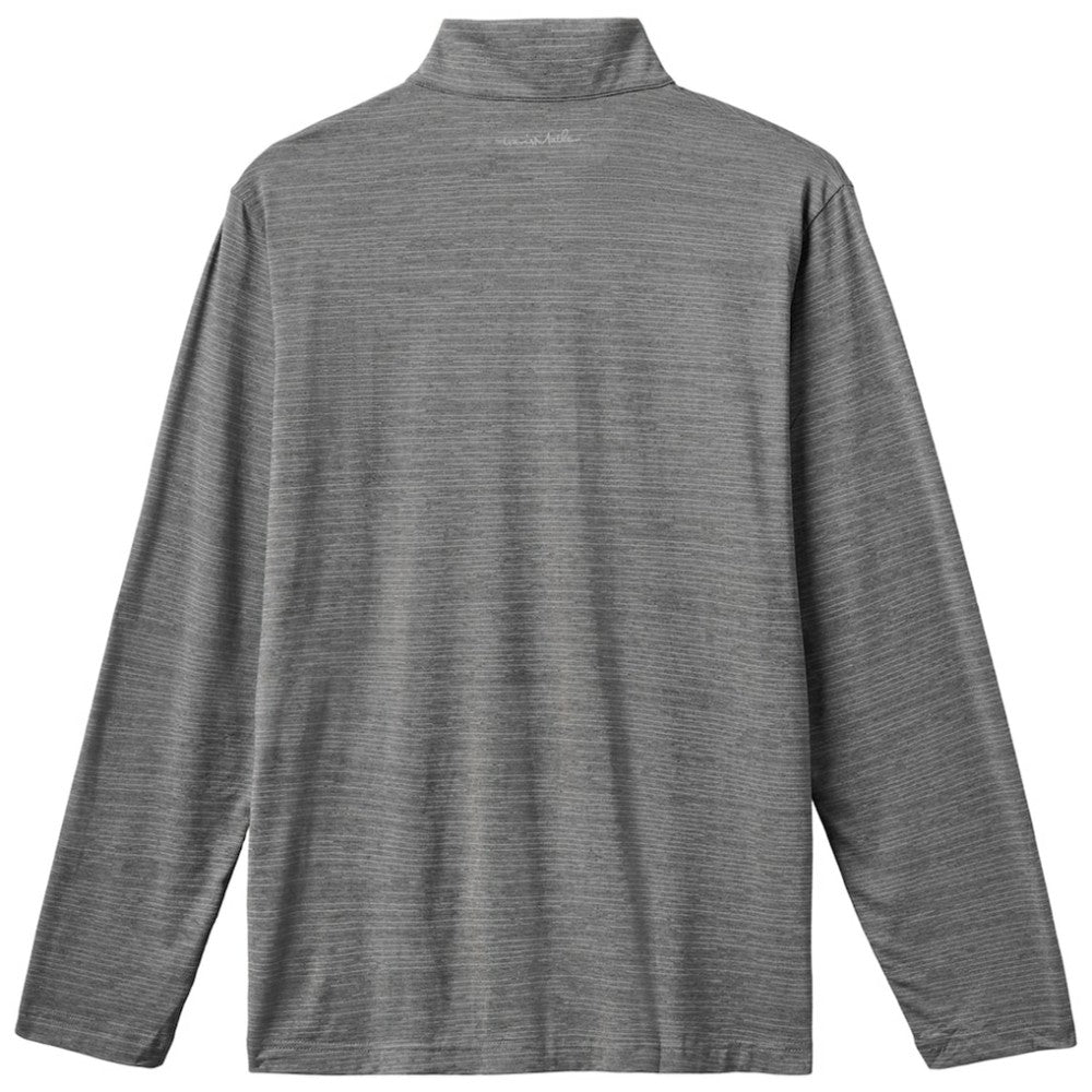 Chicago Cubs TravisMathew The Heater Quarter-Zip Pullover Top - Gray