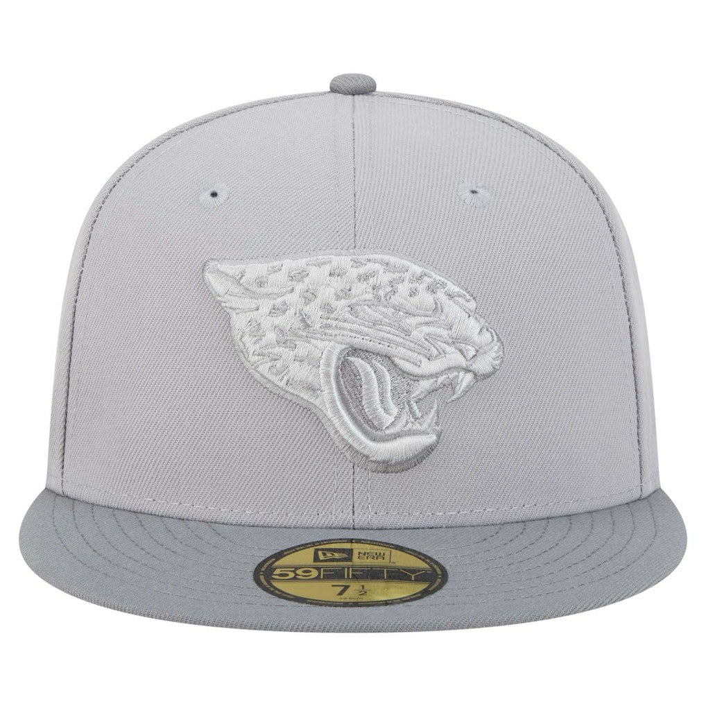 Jacksonville Jaguars New Era Iron Cloud 59FIFTY Fitted Hat - Gray/Graphite cheap